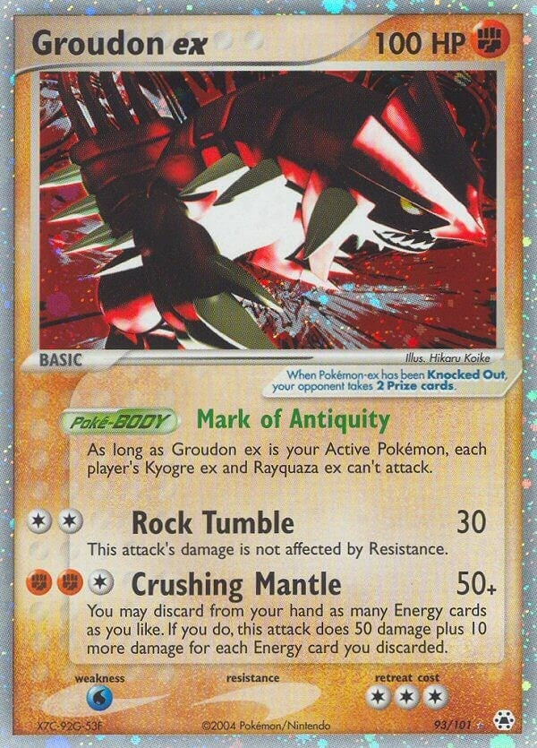 Image for Groudon ex (93/101) [Hidden Legends]