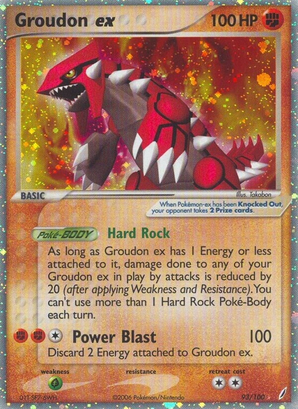Image for Groudon ex (93/100) [Crystal Guardians]