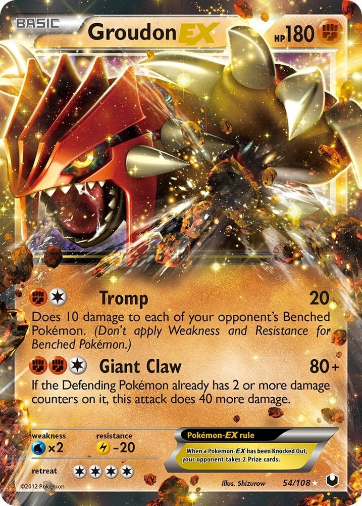 Image for Groudon EX (54/108) [Dark Explorers]