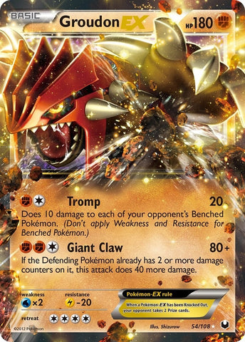 Image for Groudon EX (54/108) [Dark Explorers]