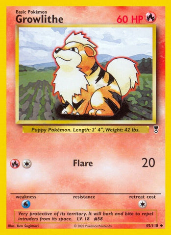 Image for Growlithe (045/110) [Legendary Collection]
