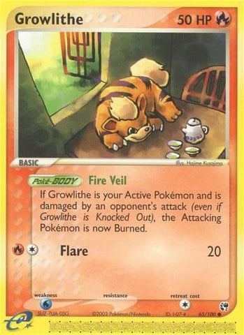 Image for Growlithe (65/100) [Sandstorm]
