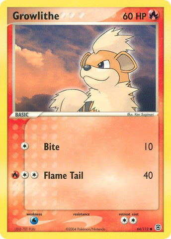 Image for Growlithe (64/112) [FireRed & LeafGreen]