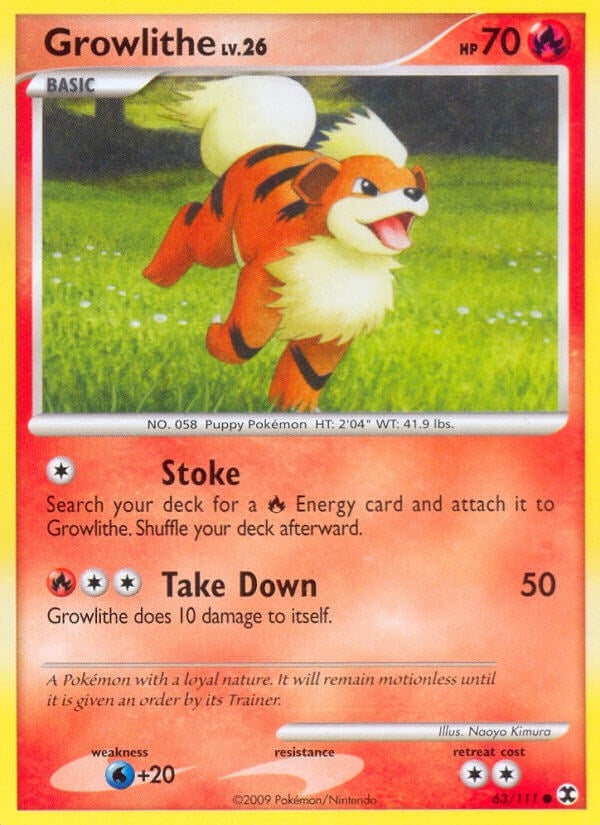 Image for Growlithe (63/111) [Rising Rivals]