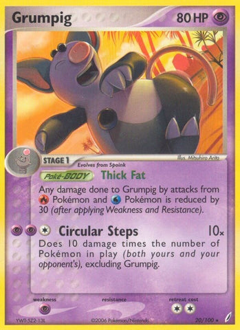 Image for Grumpig (20/100) [Crystal Guardians]