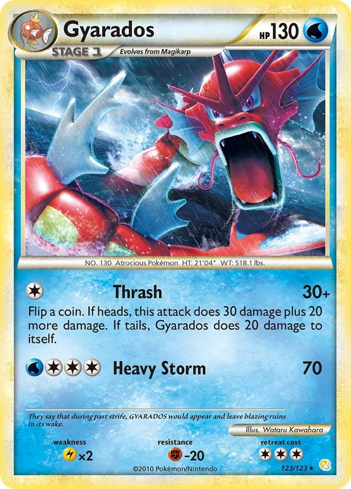 Image for Gyarados (Red) (123/123) [HeartGold SoulSilver]