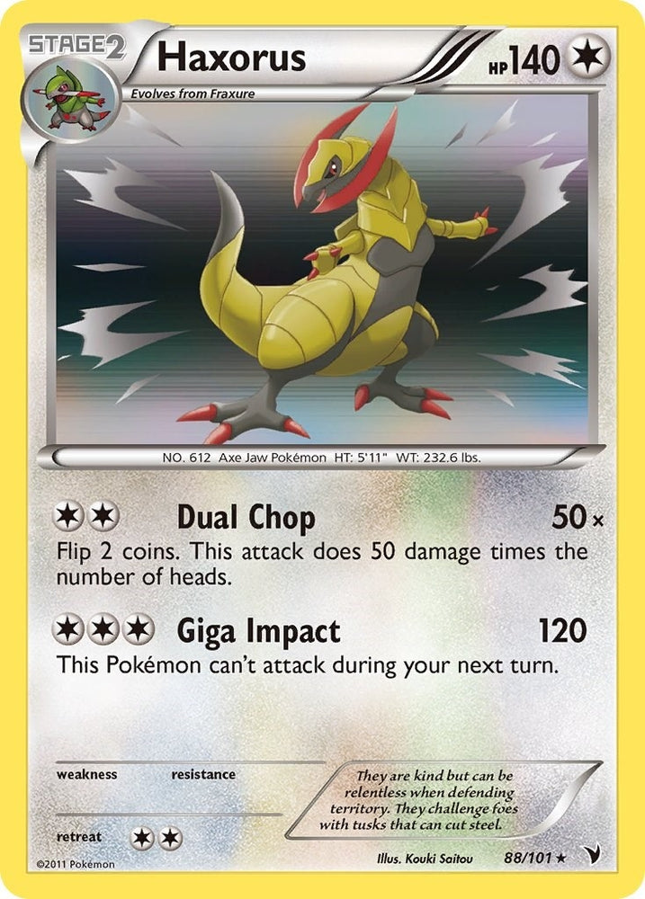 Image for Haxorus (88/101) [Noble Victories]