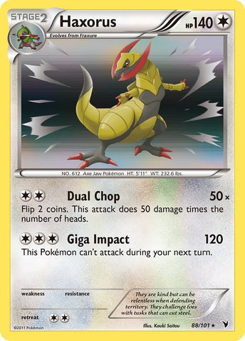 Image for Haxorus (88/101) [Noble Victories]