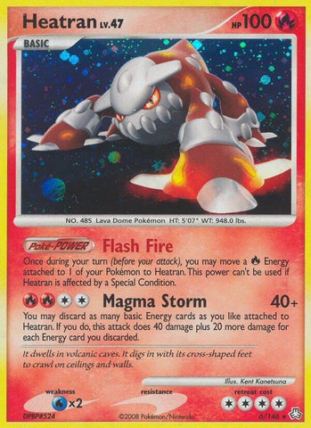 Image for Heatran (6) (6/146) [Legends Awakened]