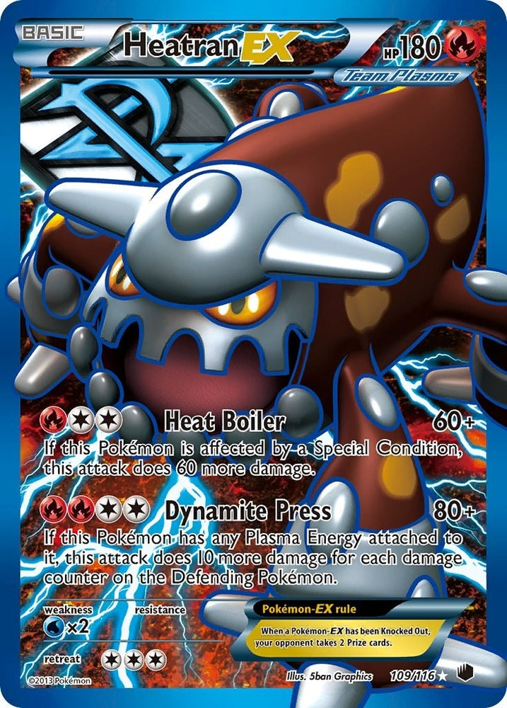 Image for Heatran EX (Team Plasma) (Full Art) (109/116) [Plasma Freeze]