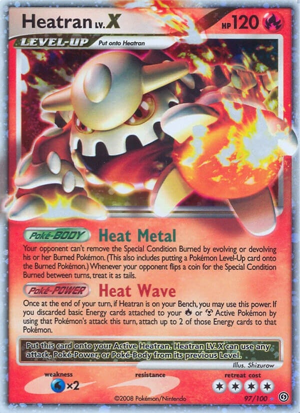Image for Heatran LV.X (97/100) [Stormfront]