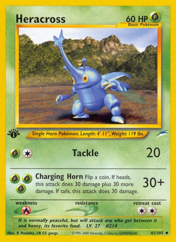 Image for Heracross (041/105) (Neo Destiny) - Pokemon