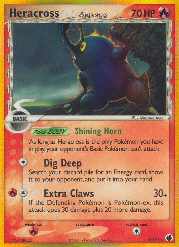 Image for Heracross (Delta Species) (3/101) [Dragon Frontiers]