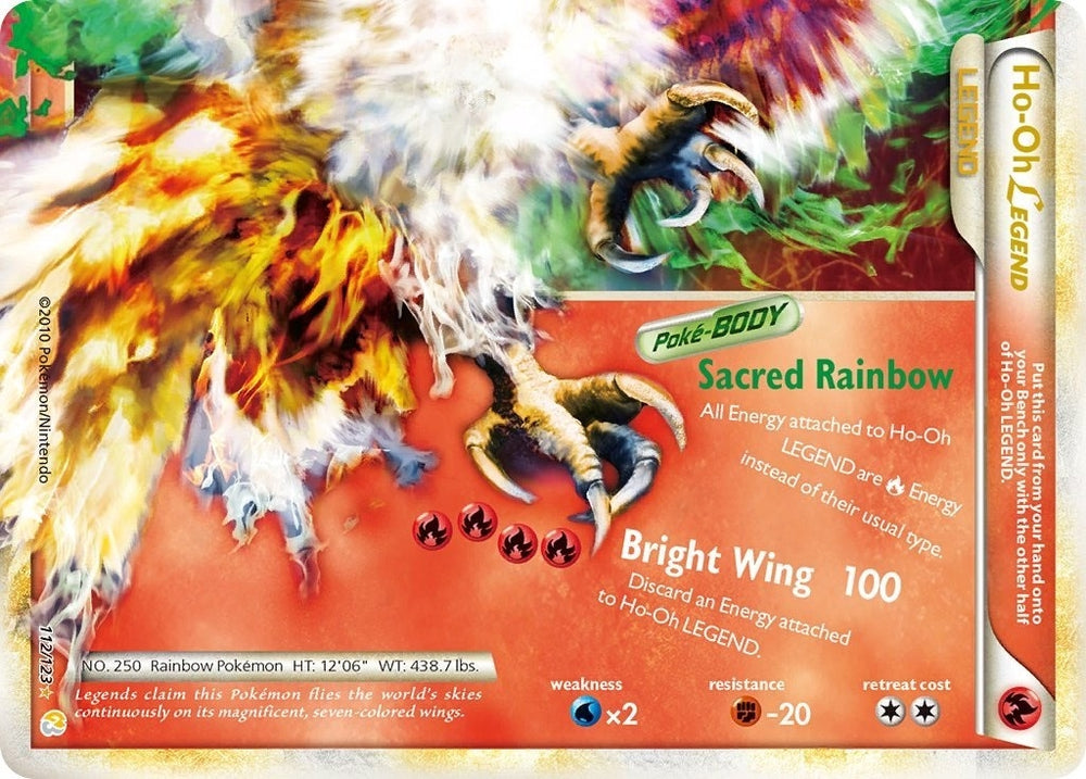 Image for Ho-Oh Legend (Bottom) (112/123) [HeartGold SoulSilver]
