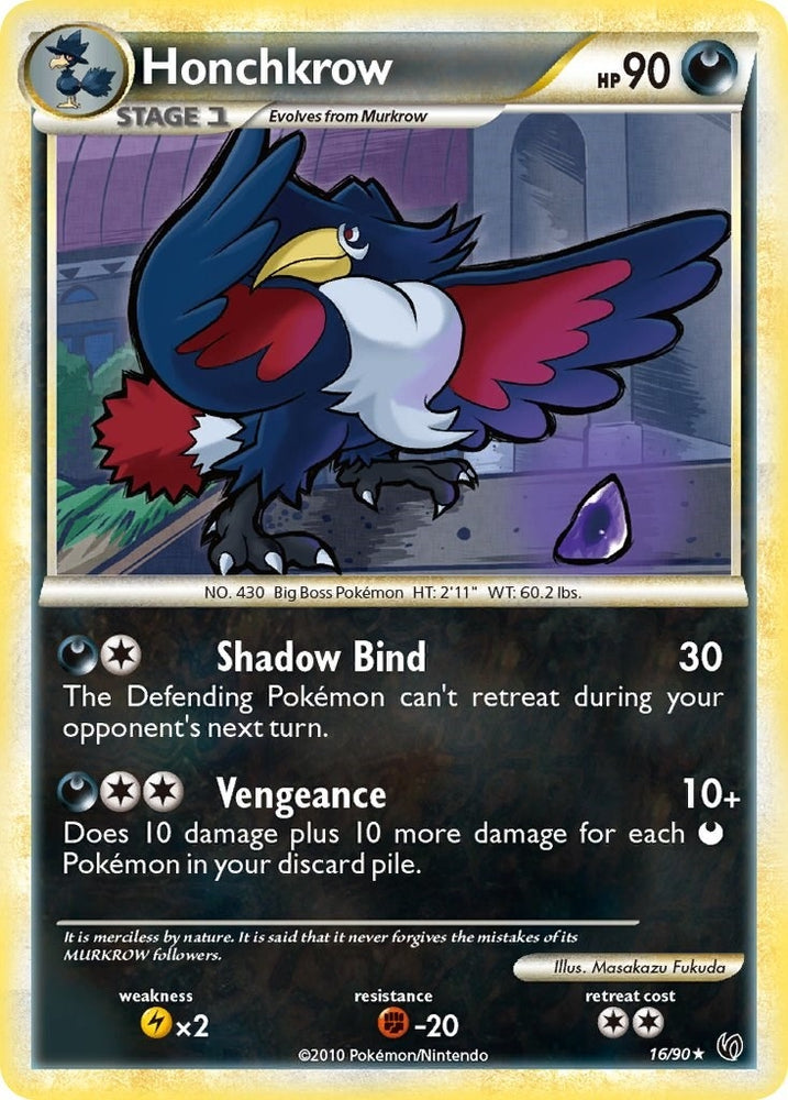 Image for Honchkrow (16) (16/90) [Undaunted]
