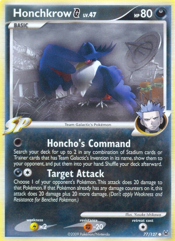 Image for Honchkrow G (77/127) [Platinum]