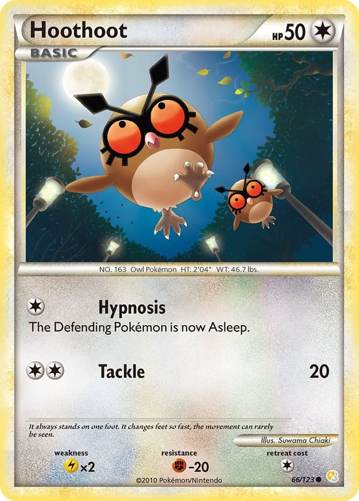Image for Hoothoot (66/123) [HeartGold SoulSilver]