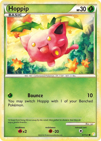 Image for Hoppip (67/123) [HeartGold SoulSilver]