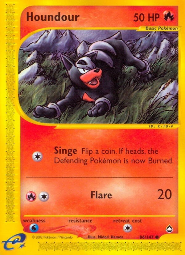 Image for Houndour (86) (086/147) [Aquapolis]
