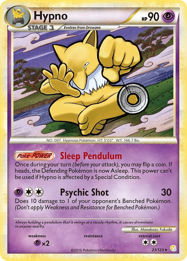 Image for Hypno (23/123) [HeartGold SoulSilver]