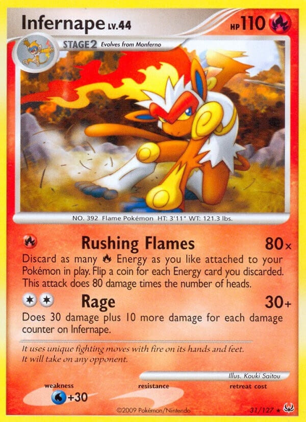 Image for Infernape (31/127) [Platinum]