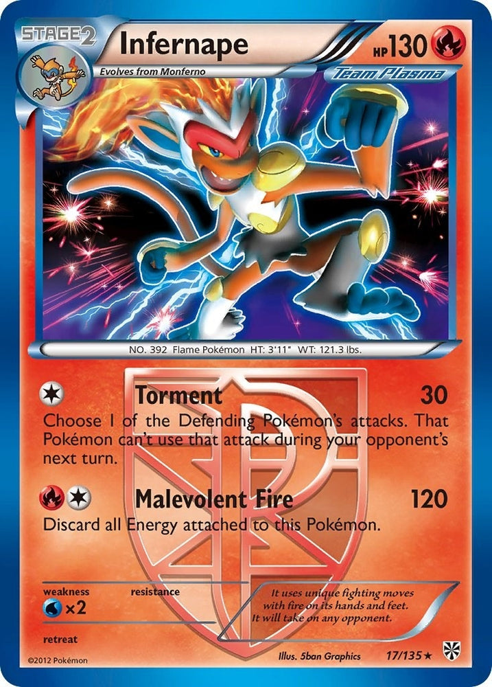 Image for Infernape (Team Plasma) (17/135) [Plasma Storm]