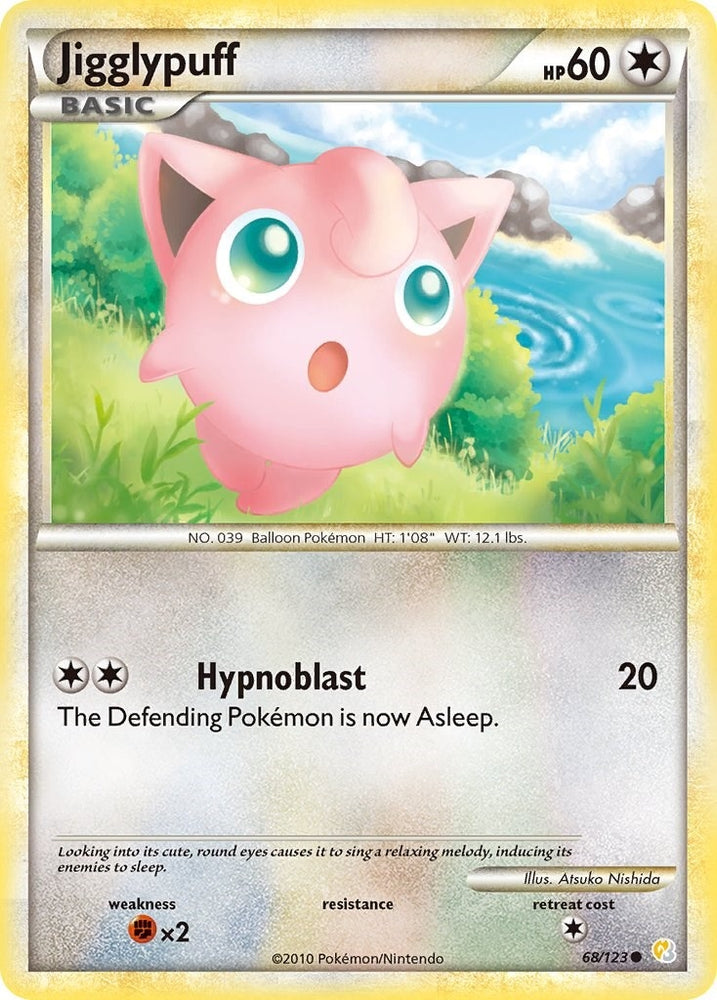 Image for Jigglypuff (68/123) [HeartGold SoulSilver]
