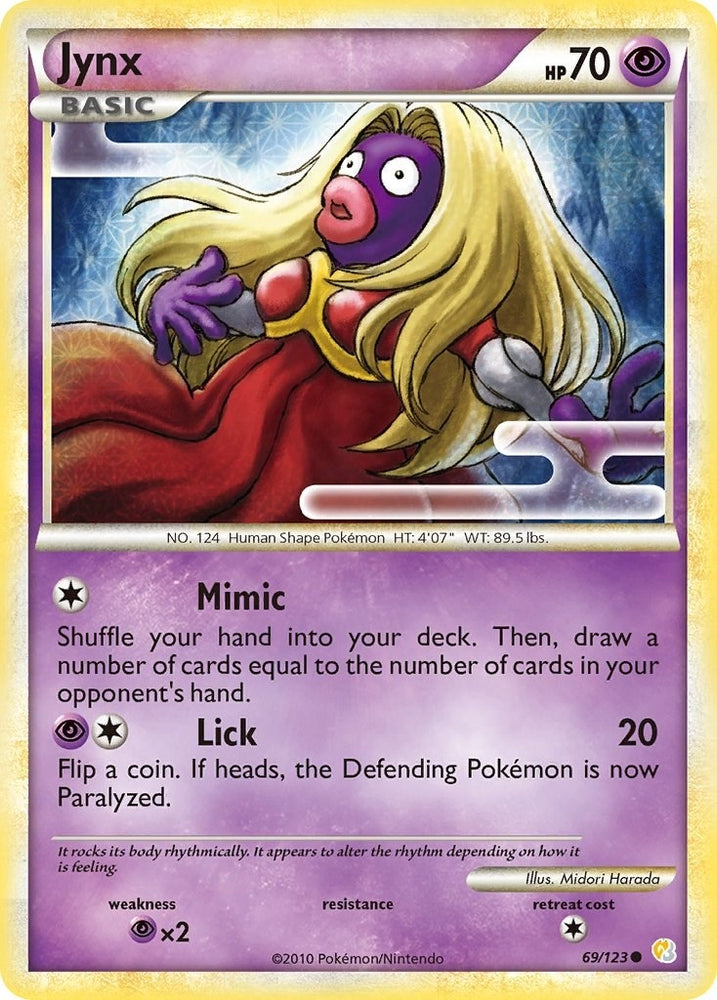 Image for Jynx (69/123) [HeartGold SoulSilver]