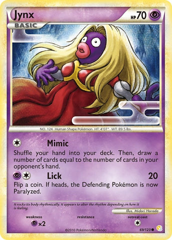 Image for Jynx (69/123) [HeartGold SoulSilver]
