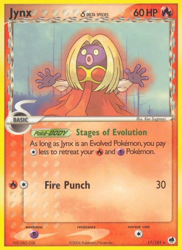 Image for Jynx (Delta Species) (17/101) [Dragon Frontiers]
