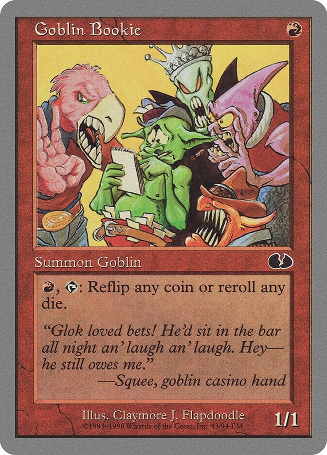 Image for Goblin Bookie (43) [Unglued]