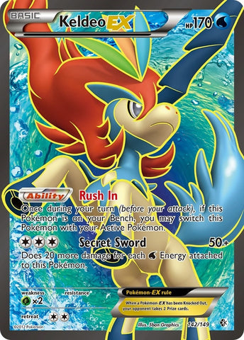 Image for Keldeo EX (142 Full Art) (142/149) [Boundaries Crossed]