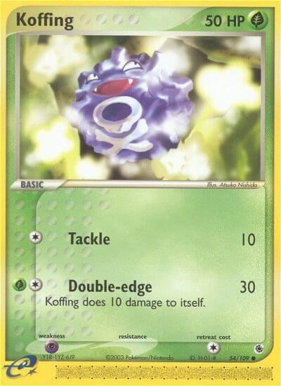 Image for Koffing (54/109) [Ruby and Sapphire]