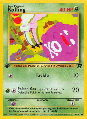 Image for Koffing (58/82) [Team Rocket]