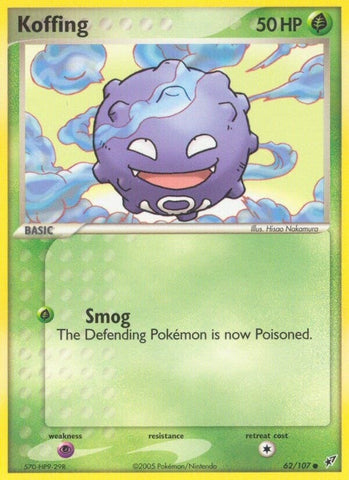 Image for Koffing (62/107) [Deoxys]