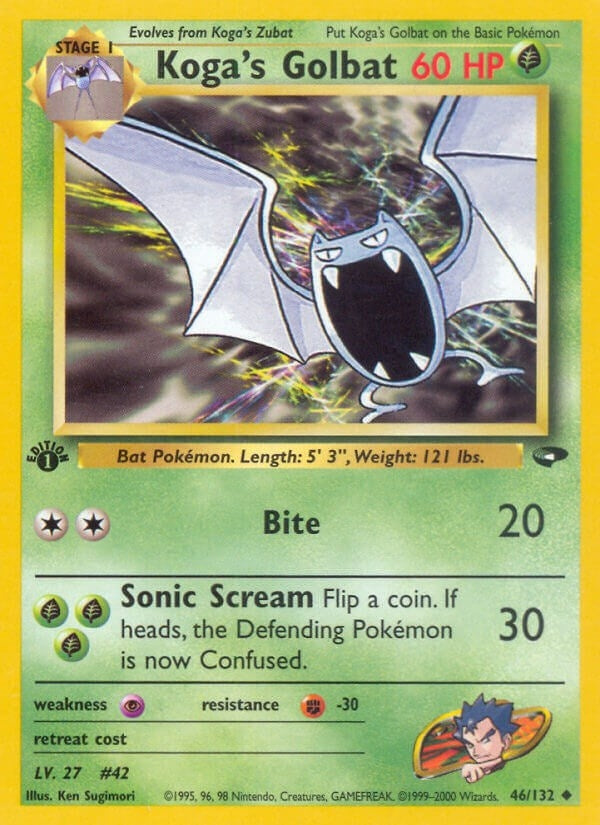 Image for Koga's Golbat (046/132) [Gym Challenge]
