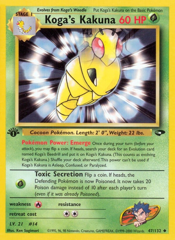 Image for Koga's Kakuna (047/132) [Gym Challenge]