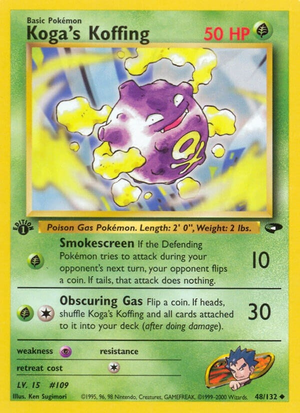 Image for Koga's Koffing (48) (048/132) [Gym Challenge]