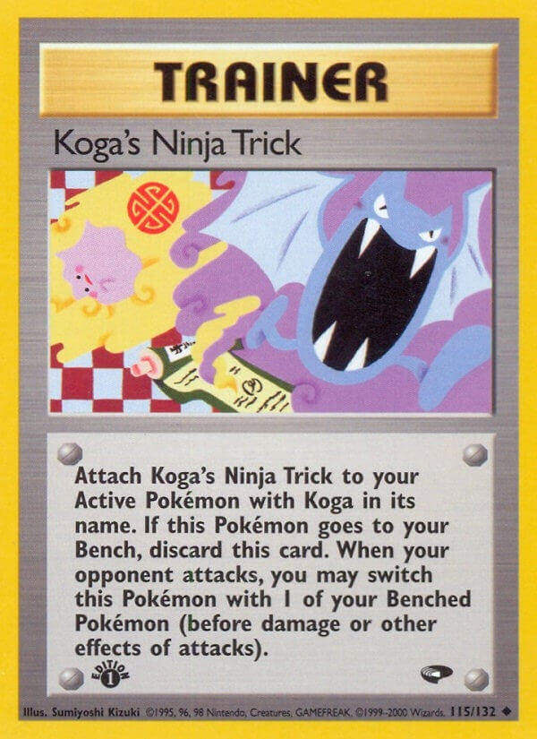 Image for Koga's Ninja Trick (115/132) [Gym Challenge]