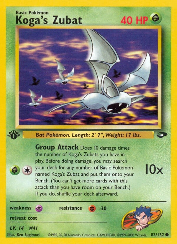 Image for Koga's Zubat (083/132) [Gym Challenge]