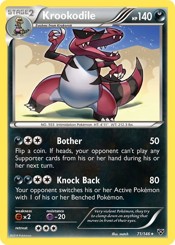 Image for Krookodile (71/146) [XY Base Set]