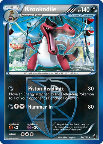 Image for Krookodile (Team Plasma) (70/116) [Plasma Freeze]