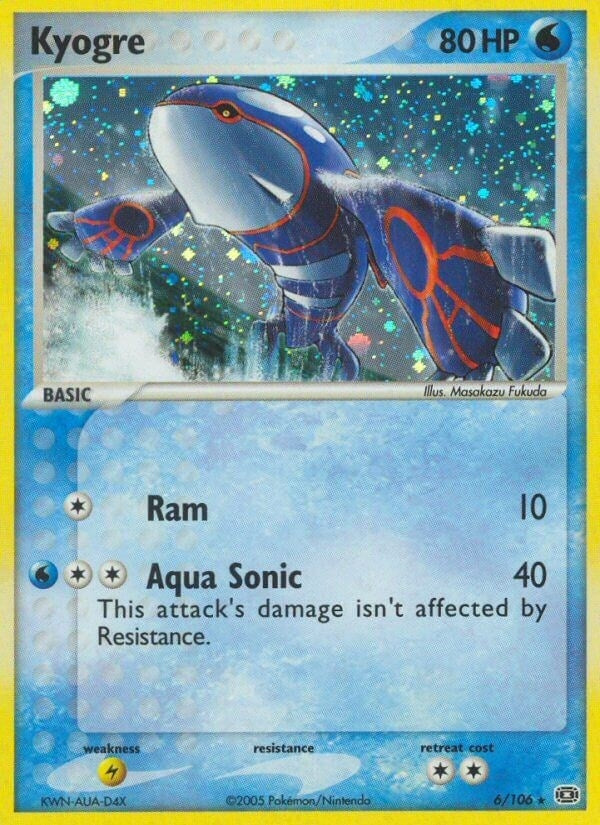 Image for Kyogre (6/106) [Emerald]