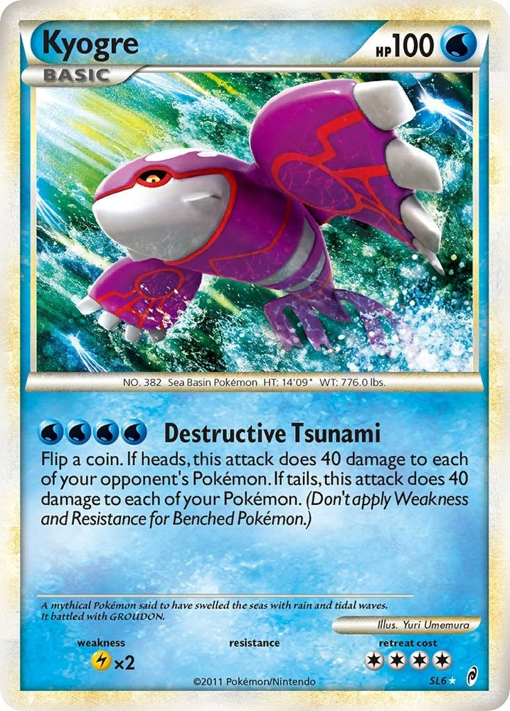 Image for Kyogre (Shiny) (SL6) [Call of Legends]