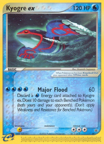Image for Kyogre ex (001) [Nintendo Promos]