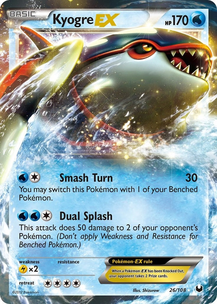 Image for Kyogre EX (26/108) [Dark Explorers]