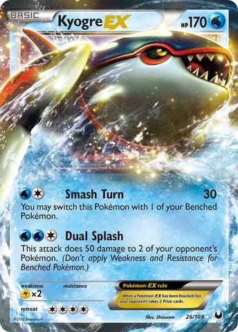 Image for Kyogre EX (26/108) [Dark Explorers]