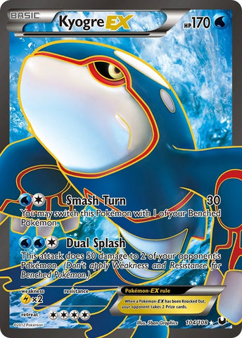 Image for Kyogre EX (104 Full Art) (104/108) [Dark Explorers]