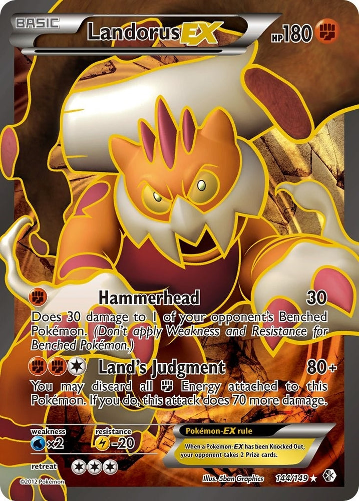 Image for Landorus EX (144 Full Art) (144/149) [Boundaries Crossed]