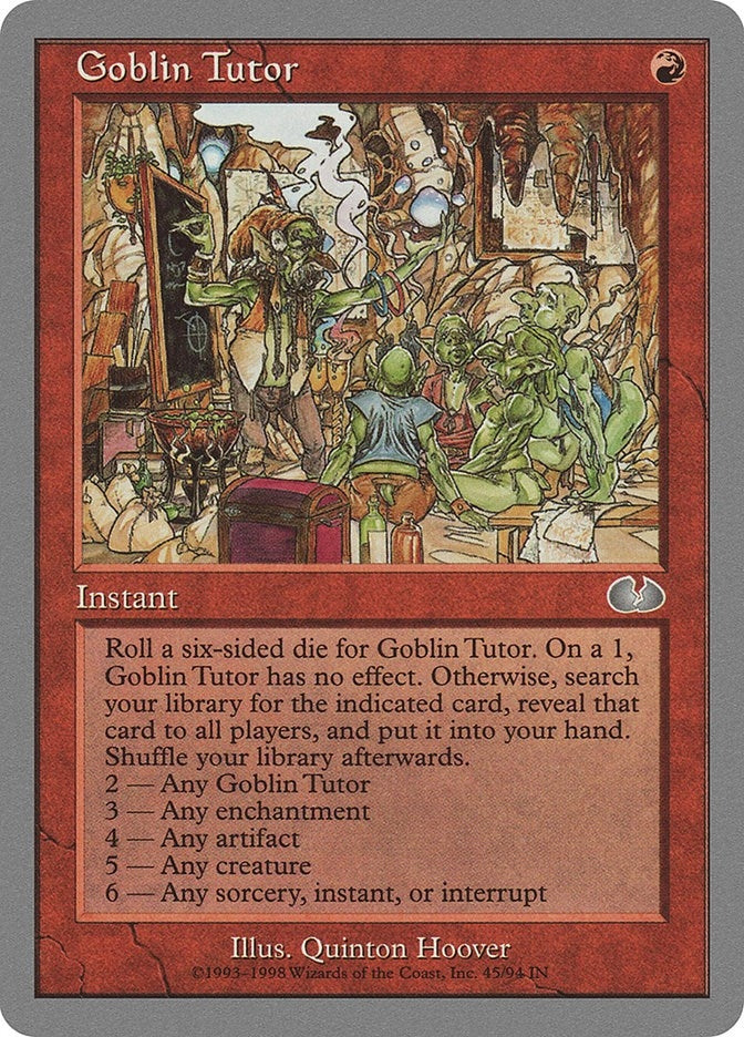 Image for Goblin Tutor (45) [Unglued]